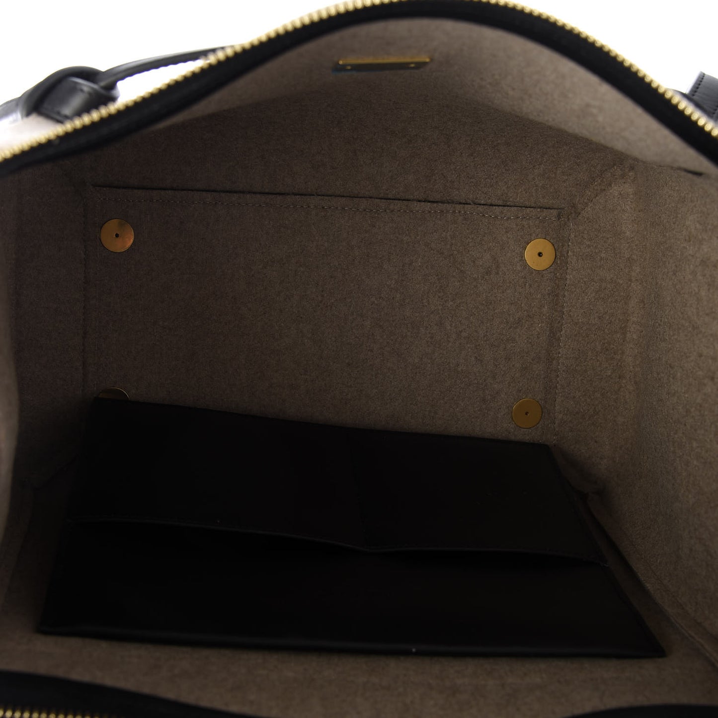 Felt Smooth Calfskin Mini Belt Bag Beige