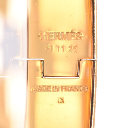 Hermes Enamel Narrow Clic Clac H Bracelet GM Black 5 of 5