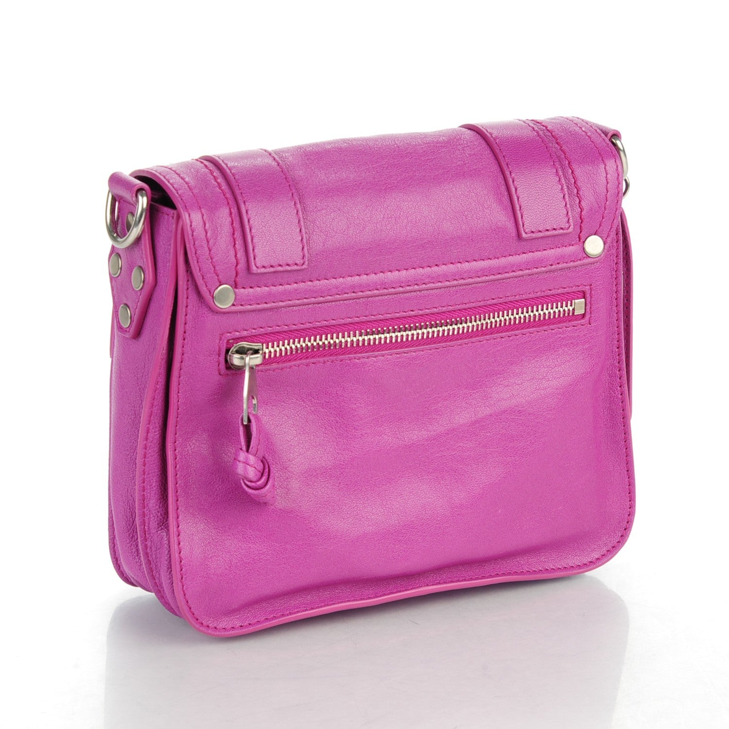 Proenza Schouler Lambskin PS1 Pouch Messenger Orchid 3 of 7