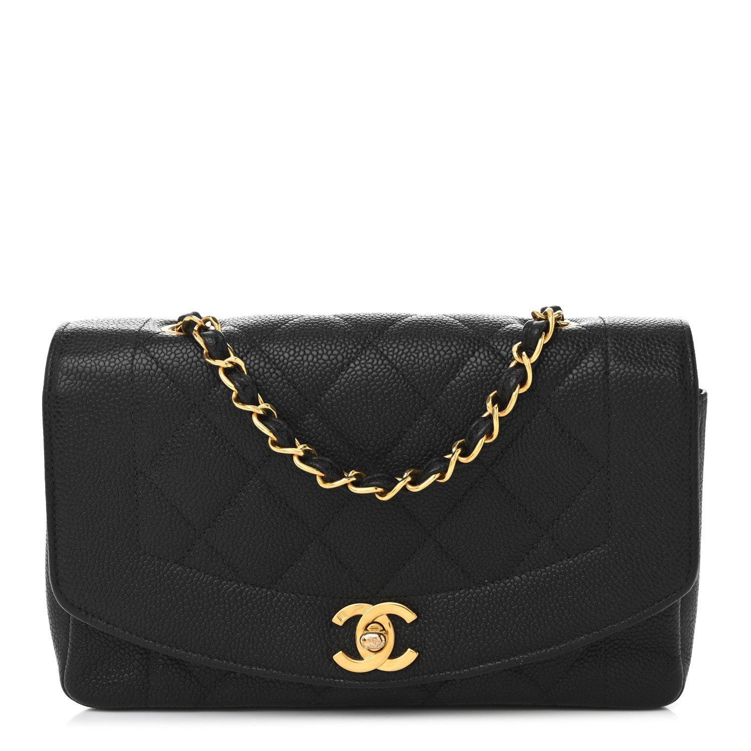 Chanel Caviar Quilted Small Single Flap Black 1 of 11