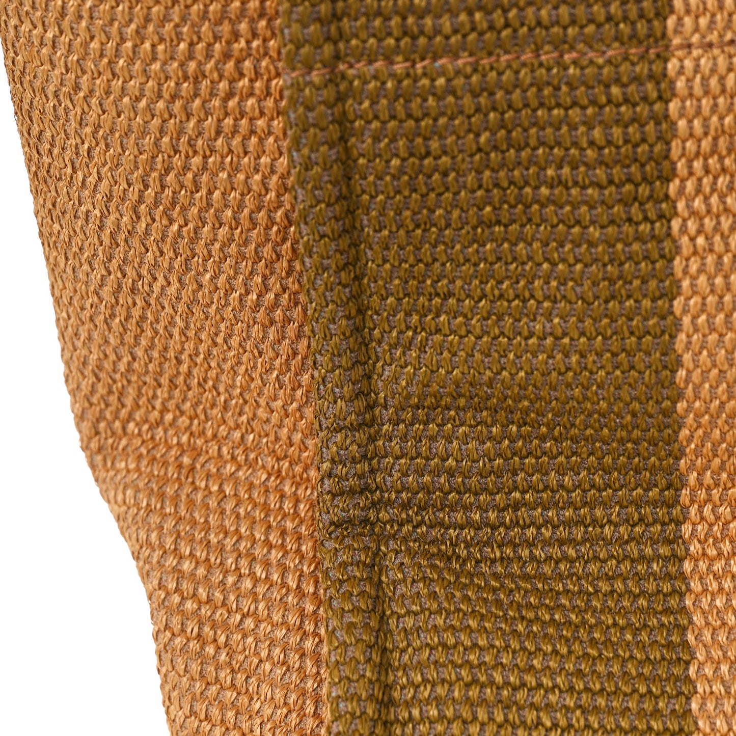 Straw Raffia Calfskin Striped Medium Deauville Tote Khaki Beige Navy Blue