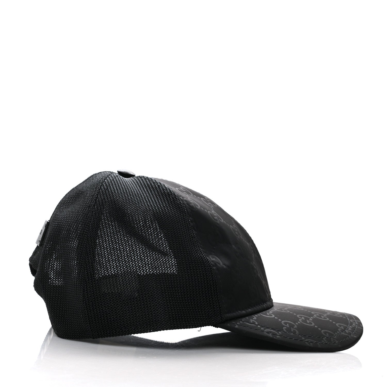 Gucci Nylon Monogram Baseball Hat L Black 5 of 9