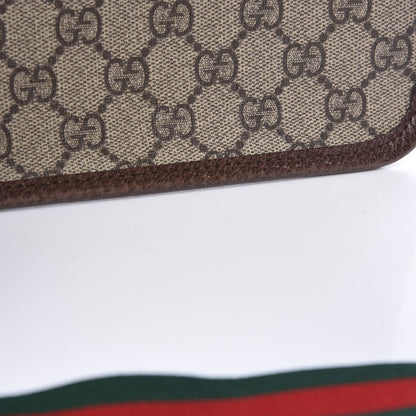 Gucci GG Supreme Monogram Neo Vintage Web Belt Bag Brown 10 of 12