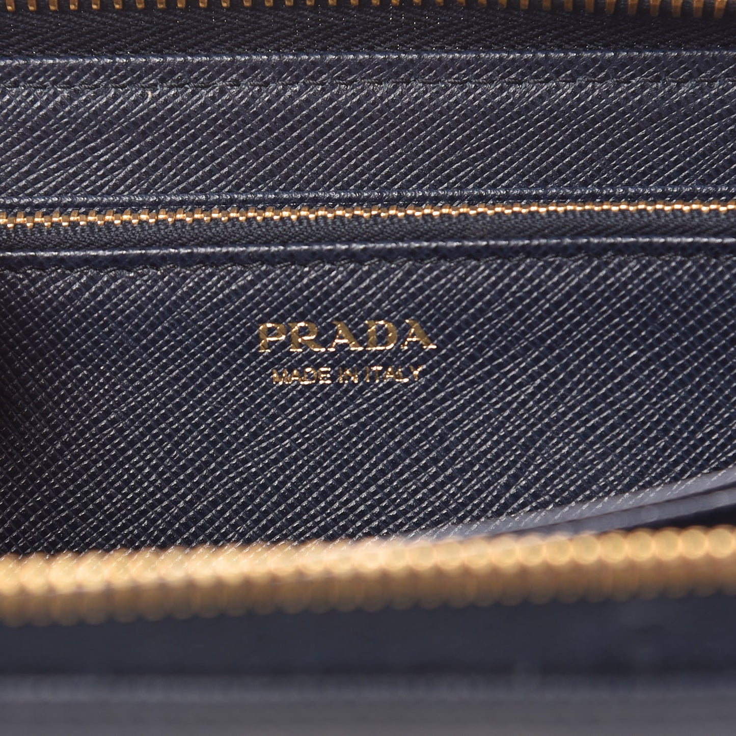 Saffiano Metal Zip Around Wallet Baltico