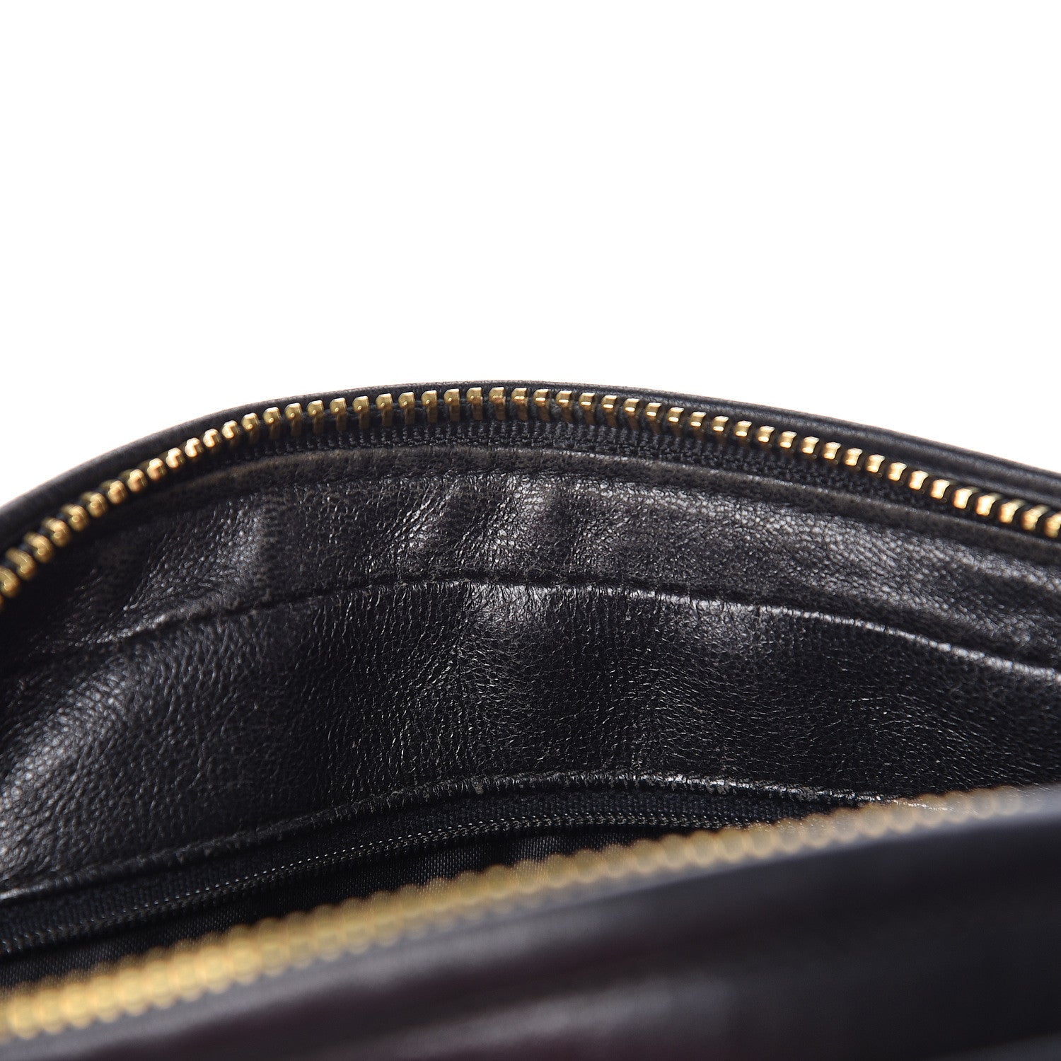 Chanel Lambskin Chevron Quilted Tassel Camera Case Black 13 of 17
