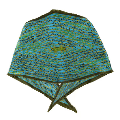 Hermes Silk Les Sources De La Vie Plisse Scarf 90 3 of 5