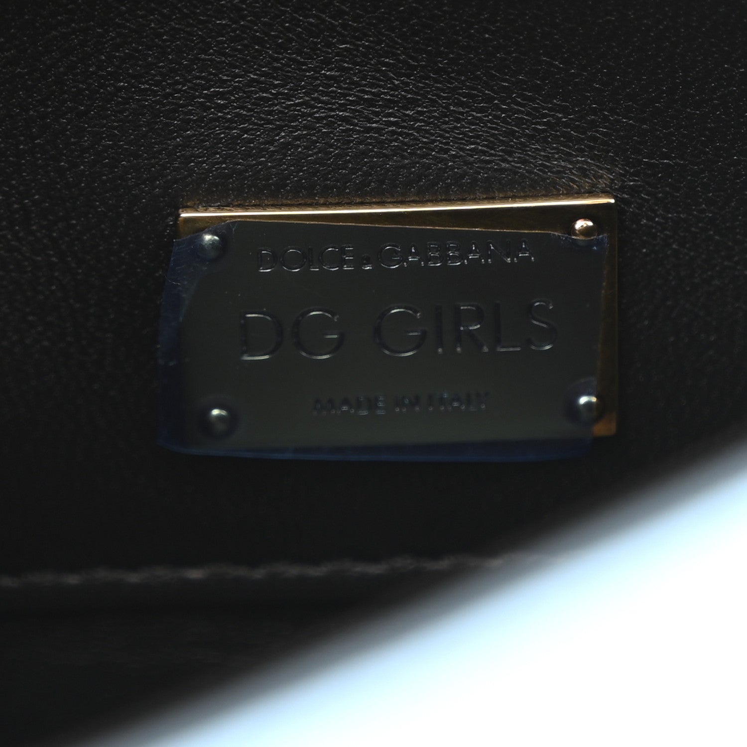 Dolce & Gabbana Metallic Nappa Mini DG Girls Shoulder Bag Blue 6 of 16