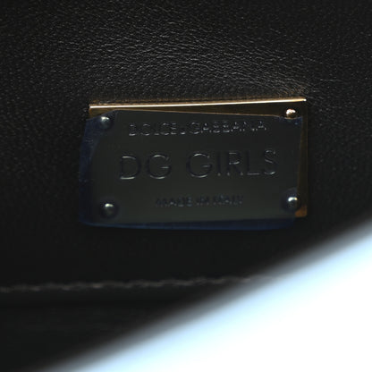 Dolce & Gabbana Metallic Nappa Mini DG Girls Shoulder Bag Blue 6 of 16