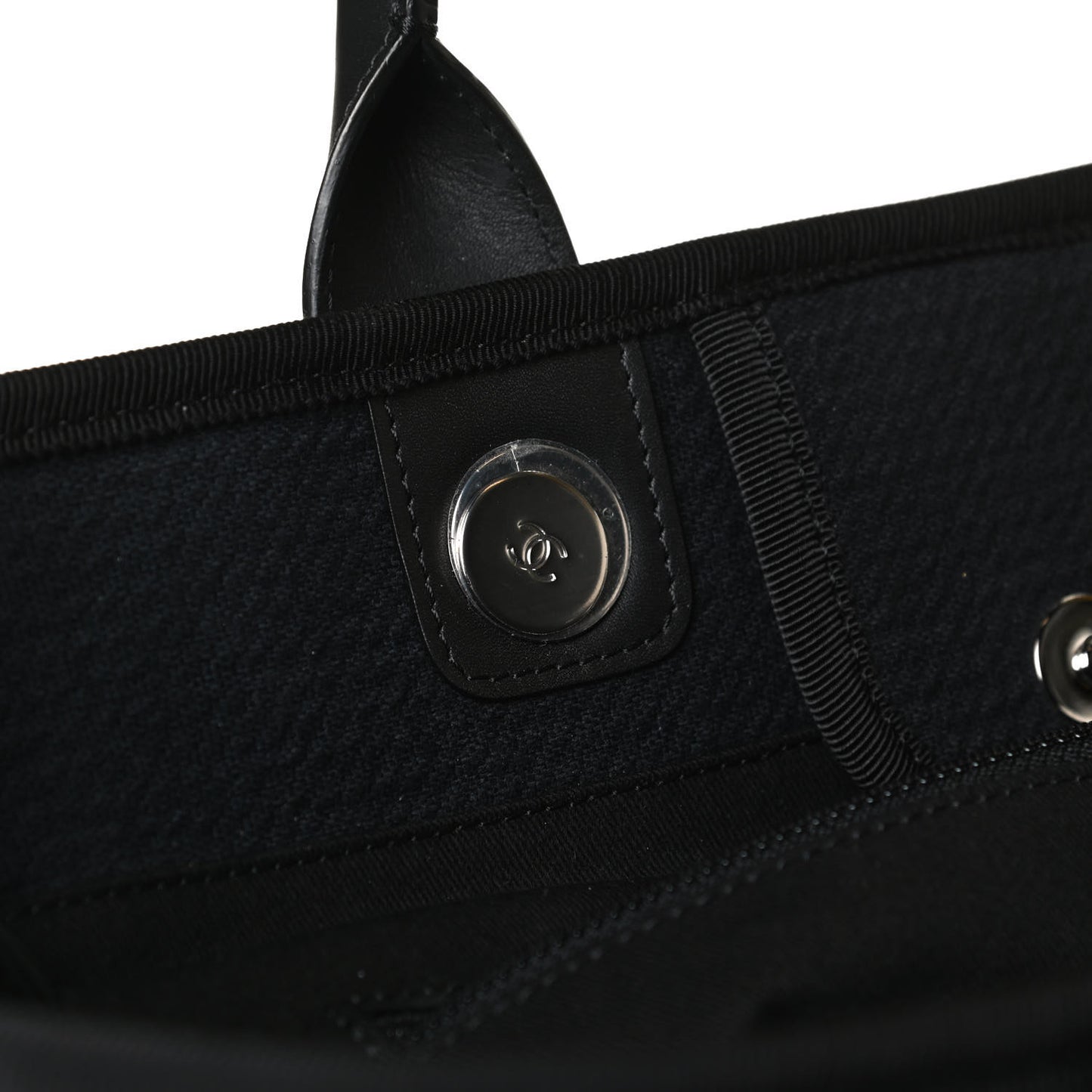 Mixed Fibers Large Deauville Tote Black