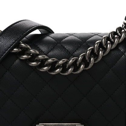 Chanel Caviar Quilted Small Boy Flap Black 8 of 11