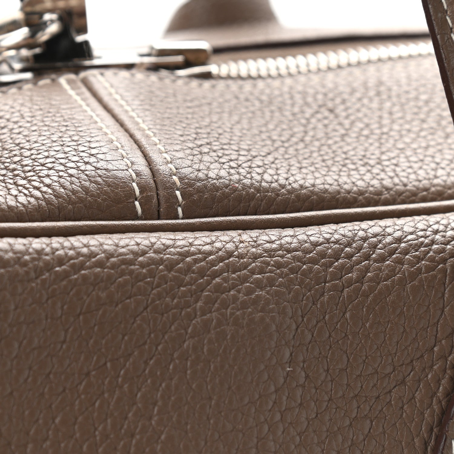 Hermes Taurillon Clemence Victoria II 35 Etoupe 10 of 12