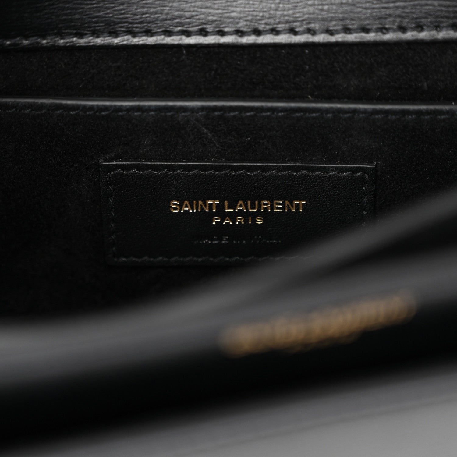 Saint Laurent Calfskin Medium Monogram Sunset Black 6 of 15