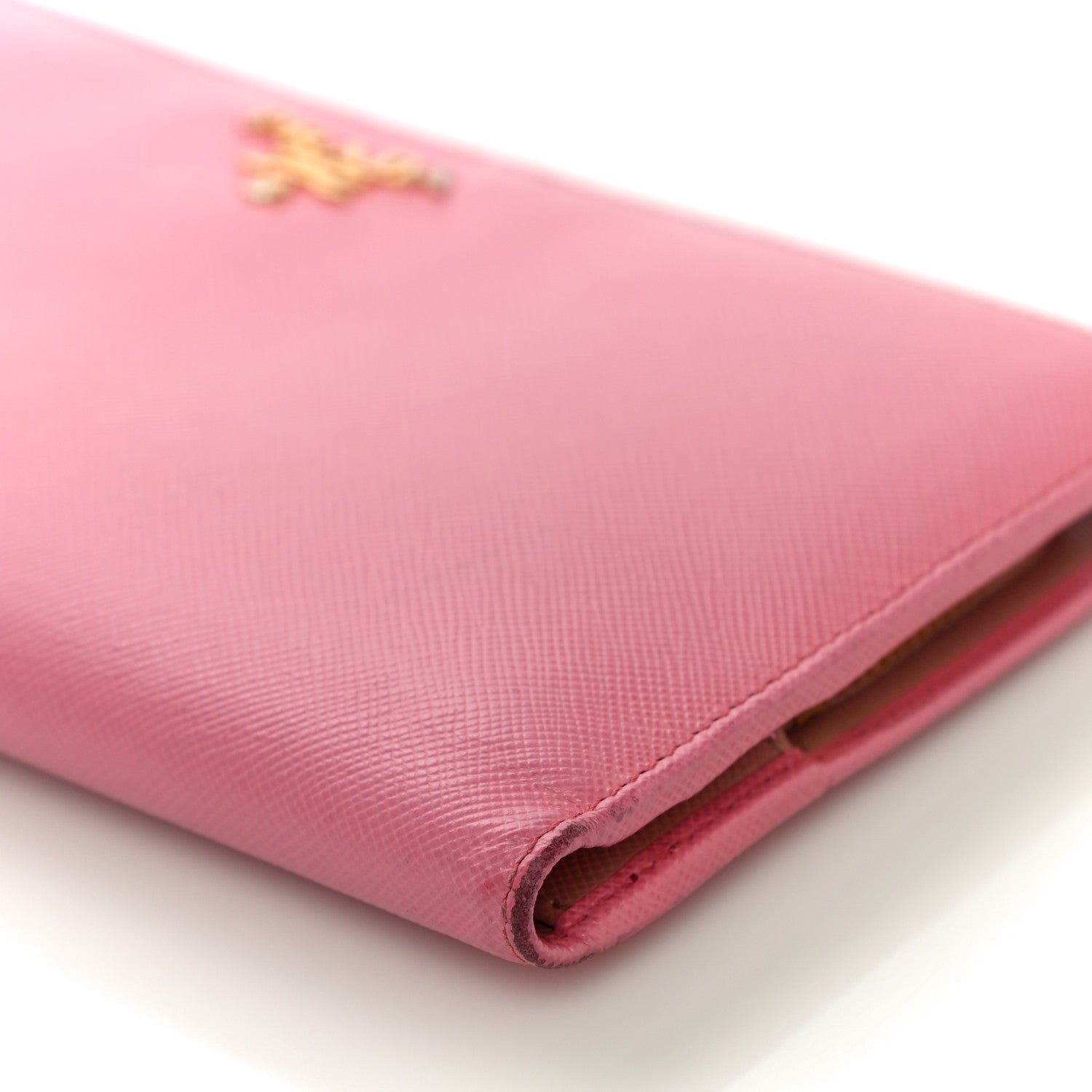 Prada Saffiano Colour Metal Wallet Petalo Peonia 9 of 22