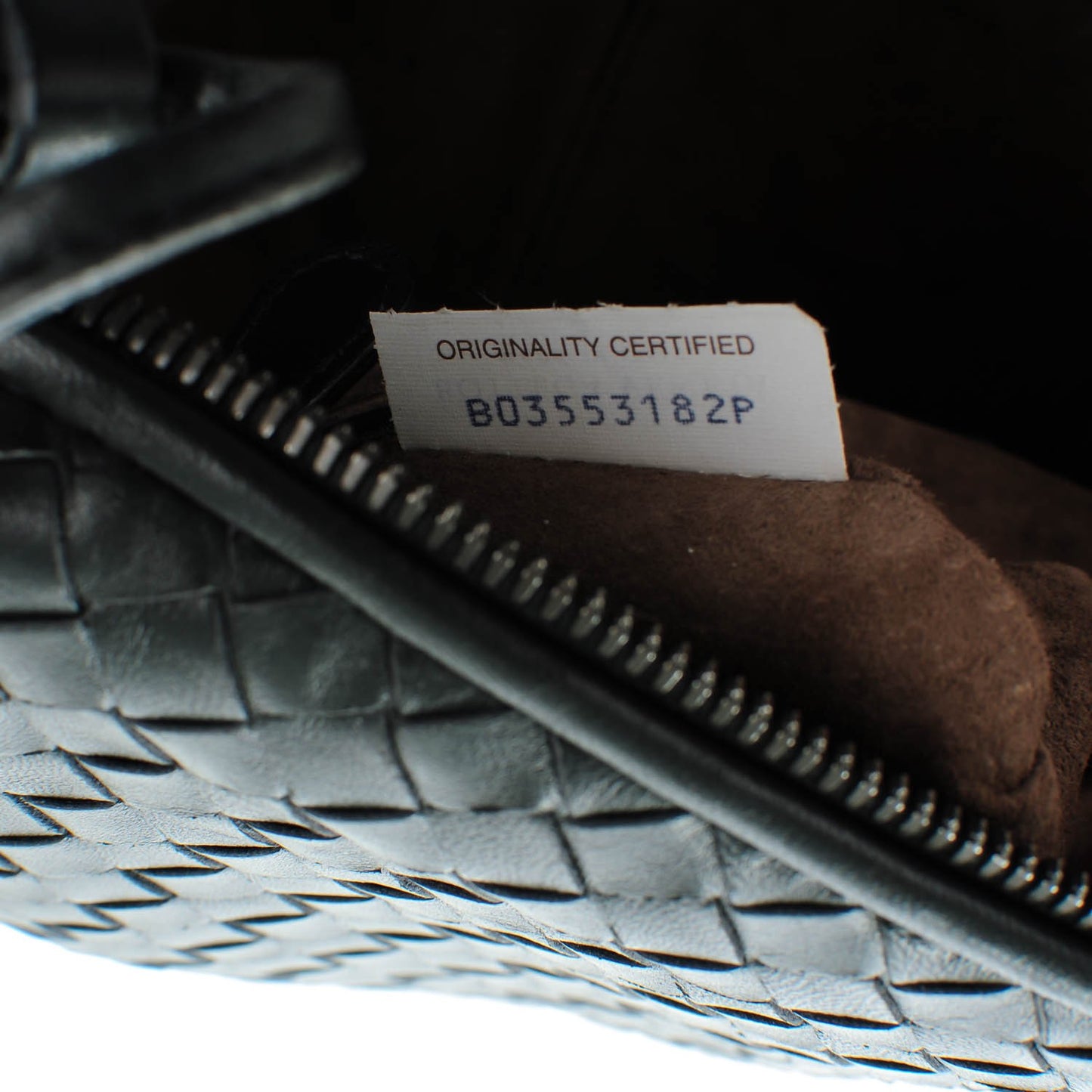 Nappa Intrecciato Crossbody Pillow Messenger Ardoise