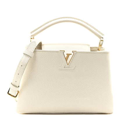 Louis Vuitton Taurillon Capucines BB Blanc Casse 1 of 9