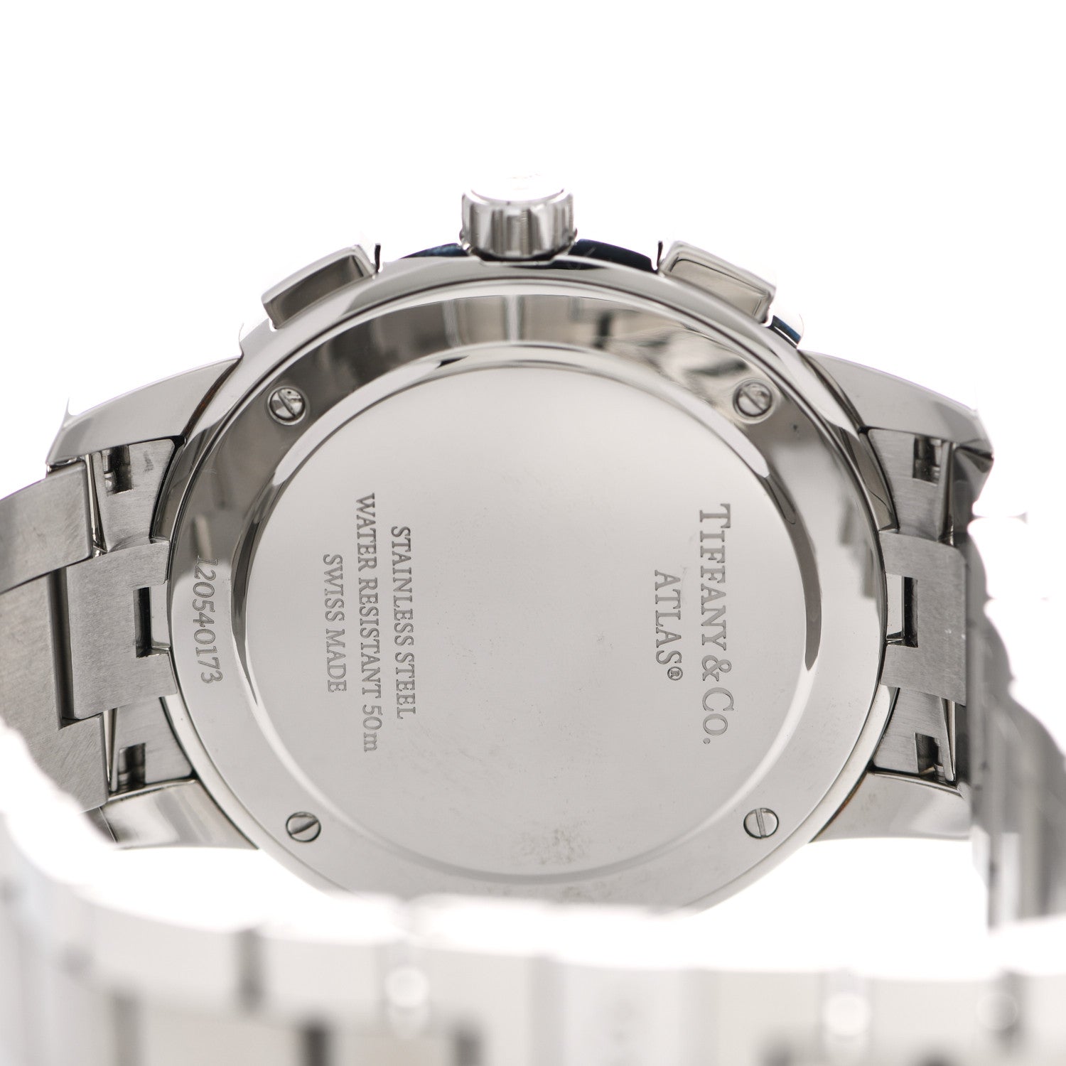 Tiffany Stainless Steel 42mm Atlas Chronograph Quartz Watch 4 of 5