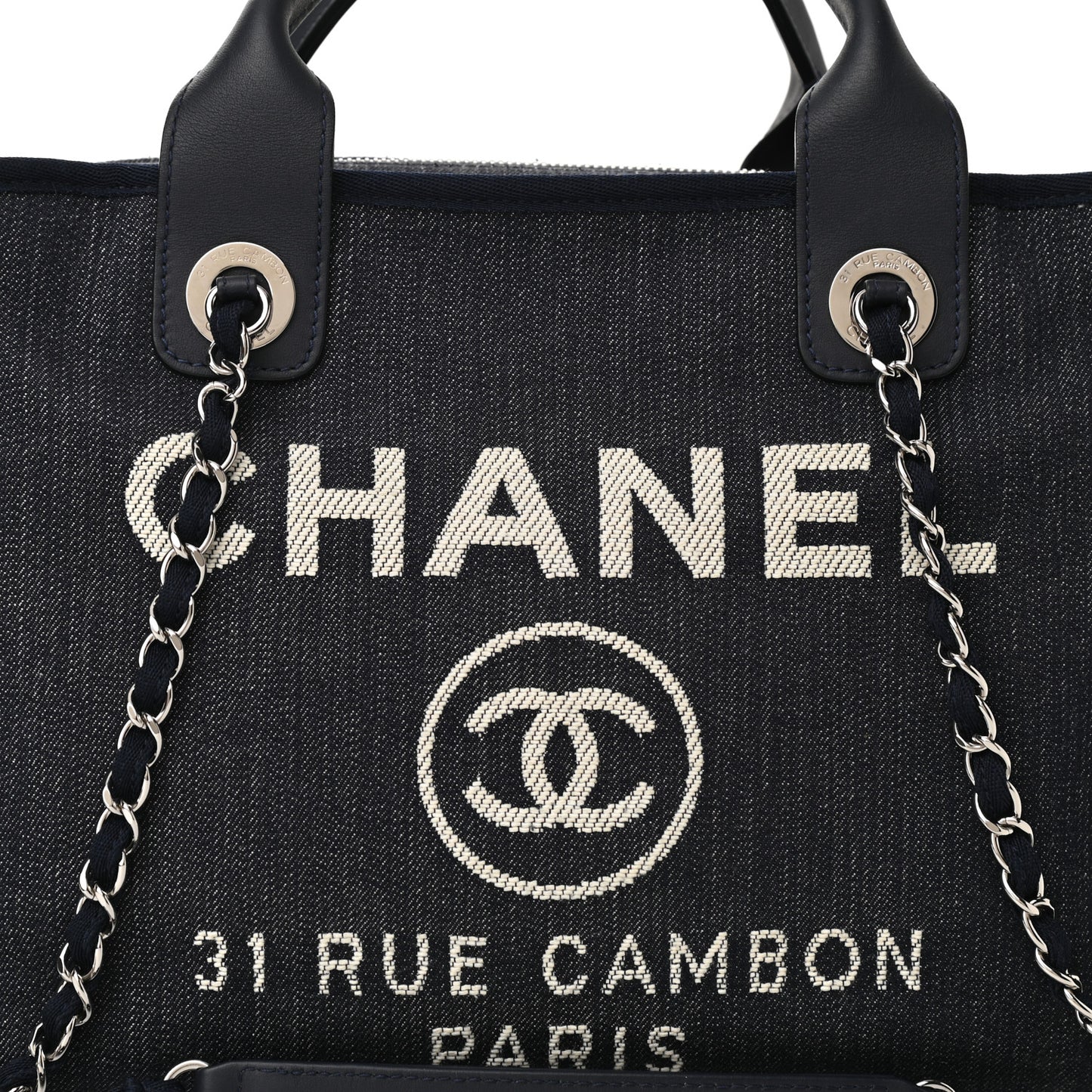 Denim Deauville Bowling Bag Dark Blue