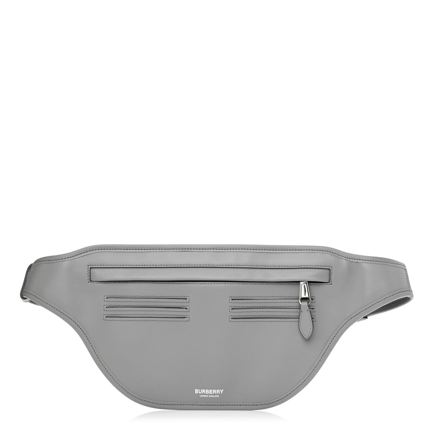 Smooth Calfskin Brummell Bum Bag Grey