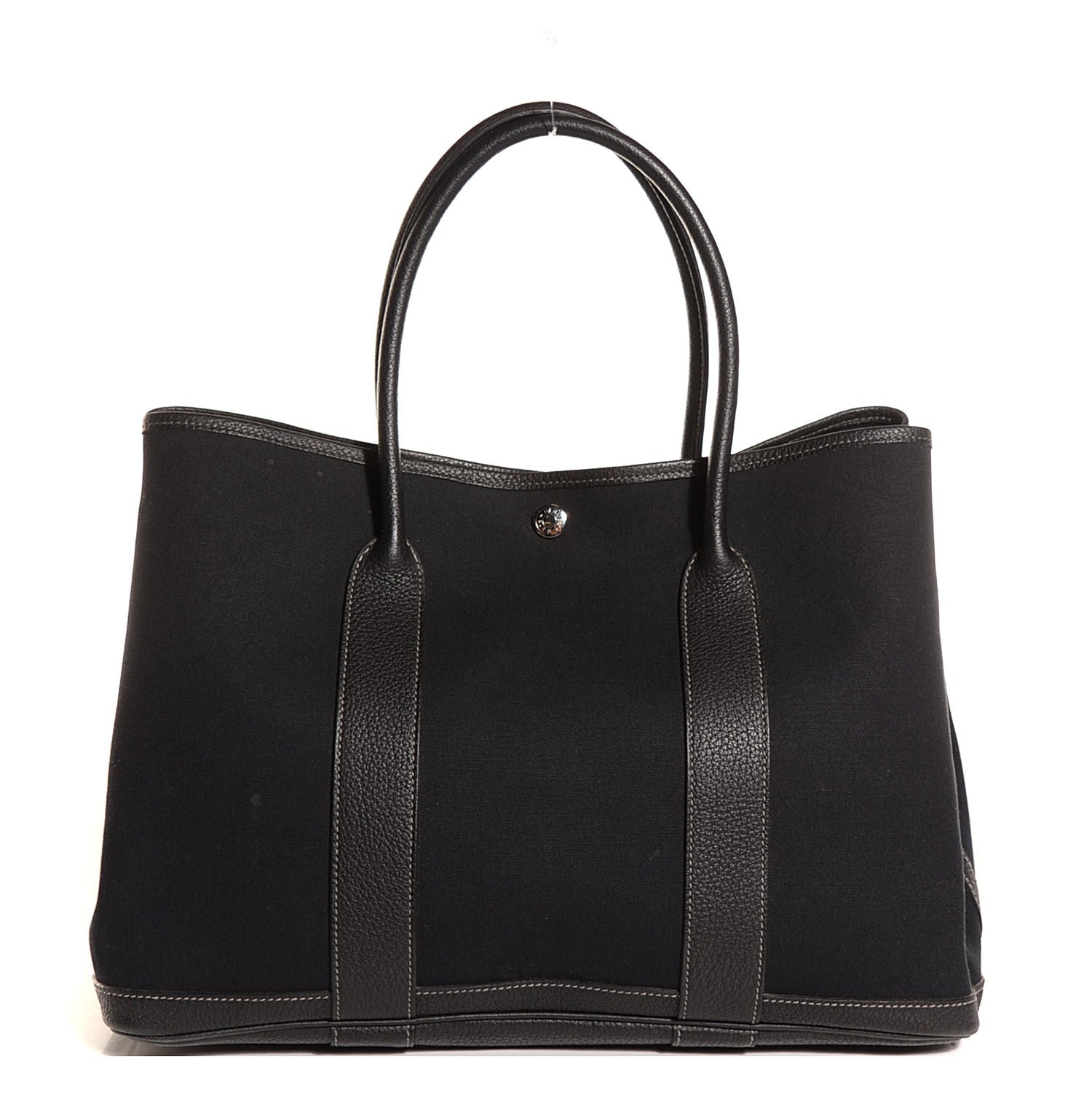 Hermes Toile Negonda Garden Party Tote 36 MM Black 1 of 11