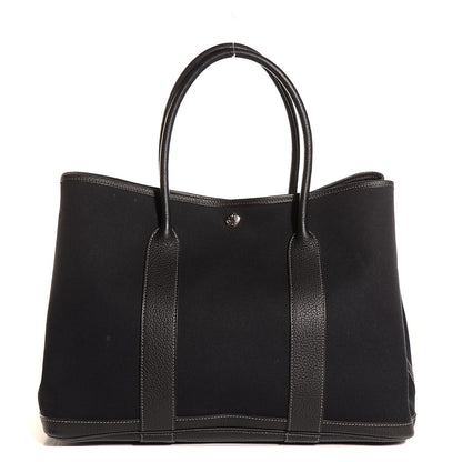 Hermes Toile Negonda Garden Party Tote 36 MM Black 1 of 11