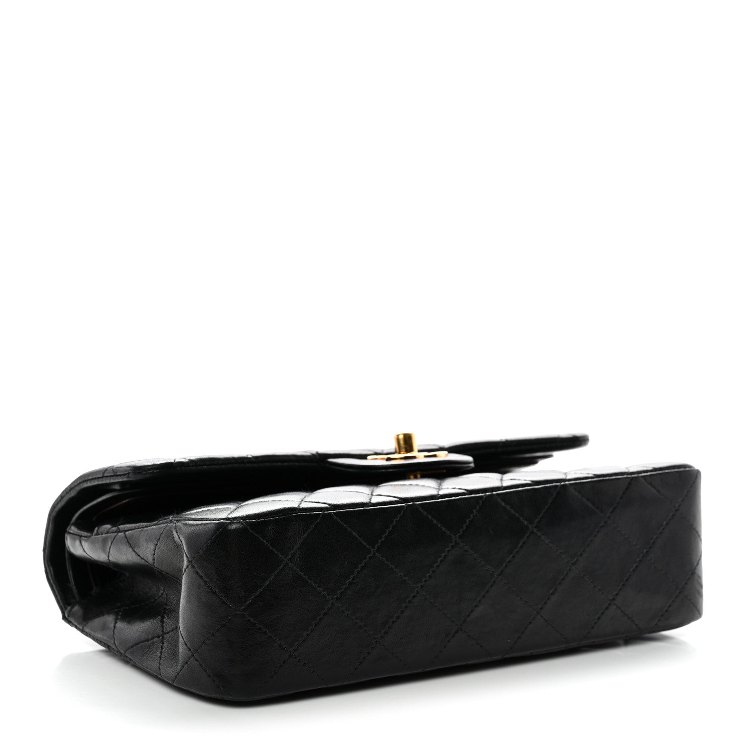 Chanel Lambskin Quilted Small Double Flap Black 4 of 13