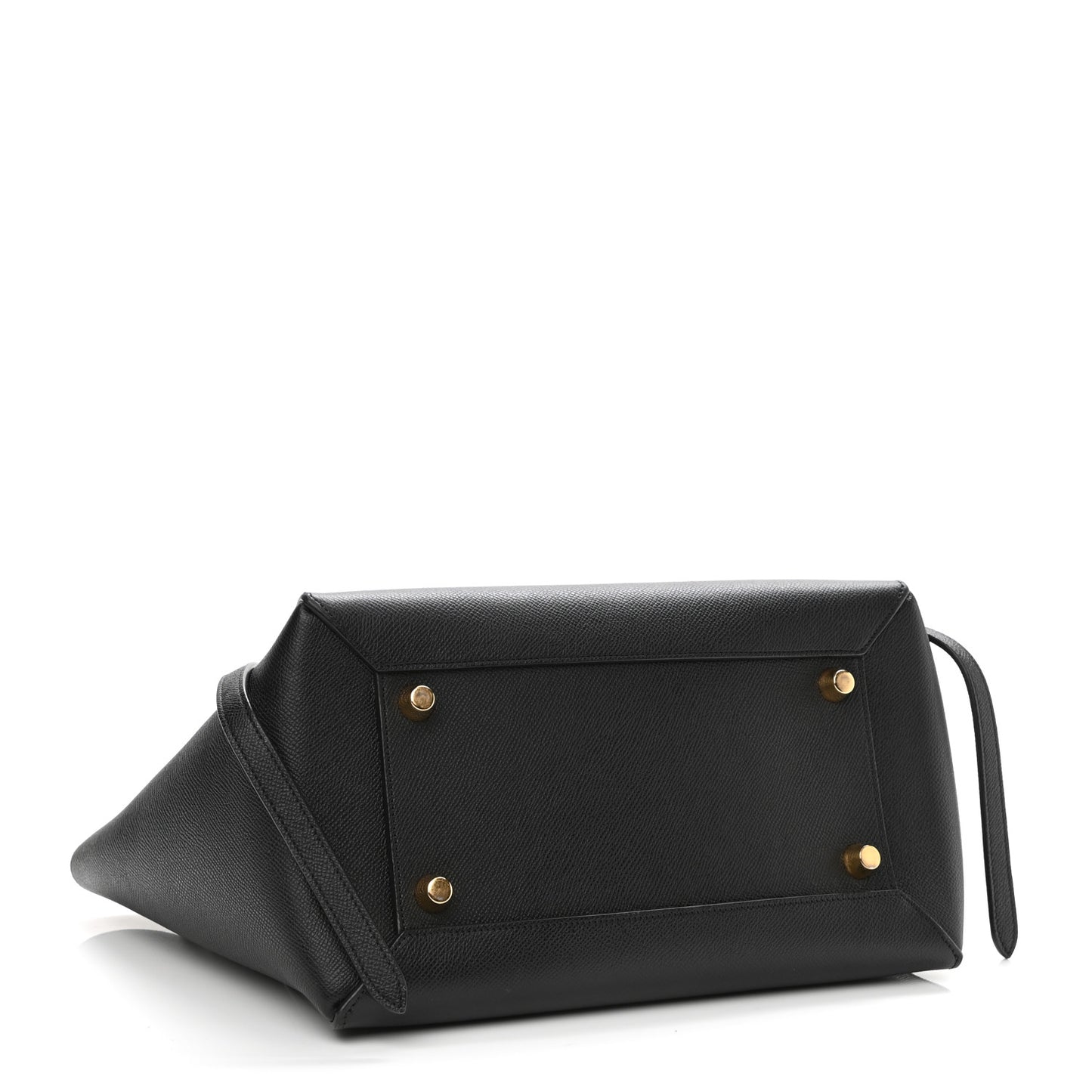 Grained Calfskin Mini Belt Bag Black