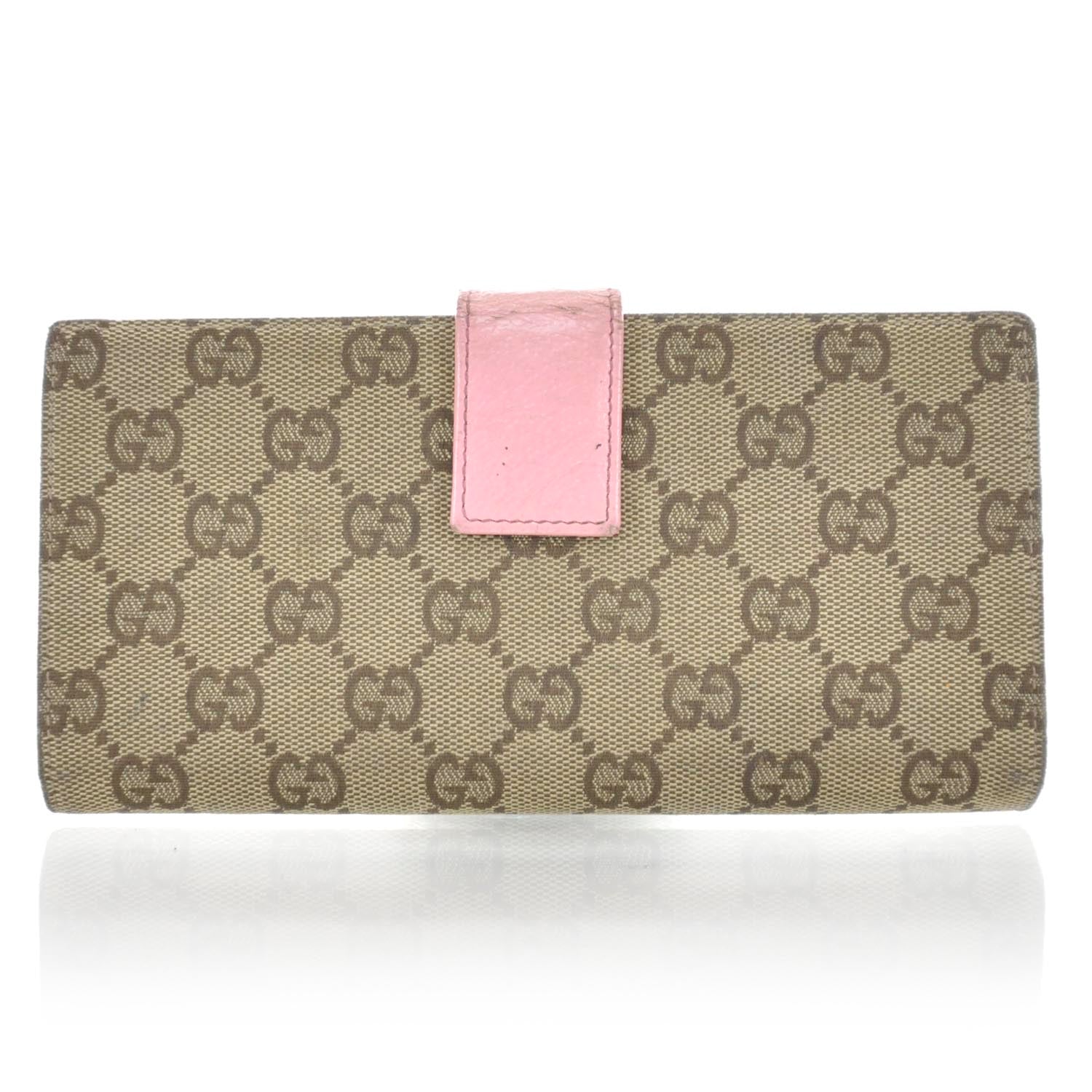 Gucci Monogram Continental Eclipse Wallet Pink 3 of 8