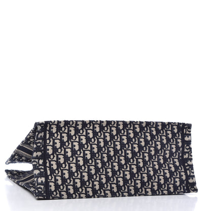 Christian Dior Oblique Book Tote Blue Multicolor 4 of 10