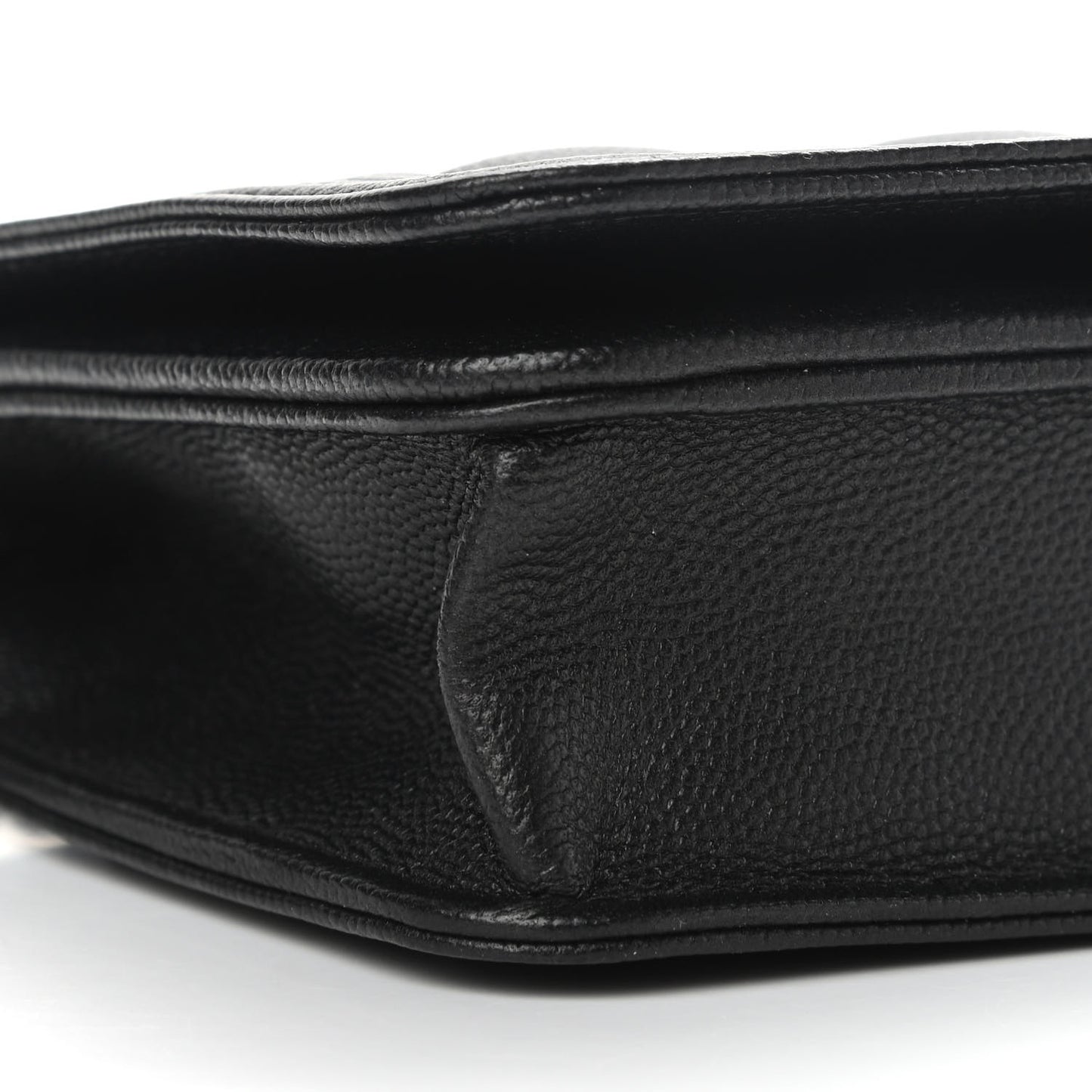Caviar Quilted Boy Wallet On Chain WOC So Black
