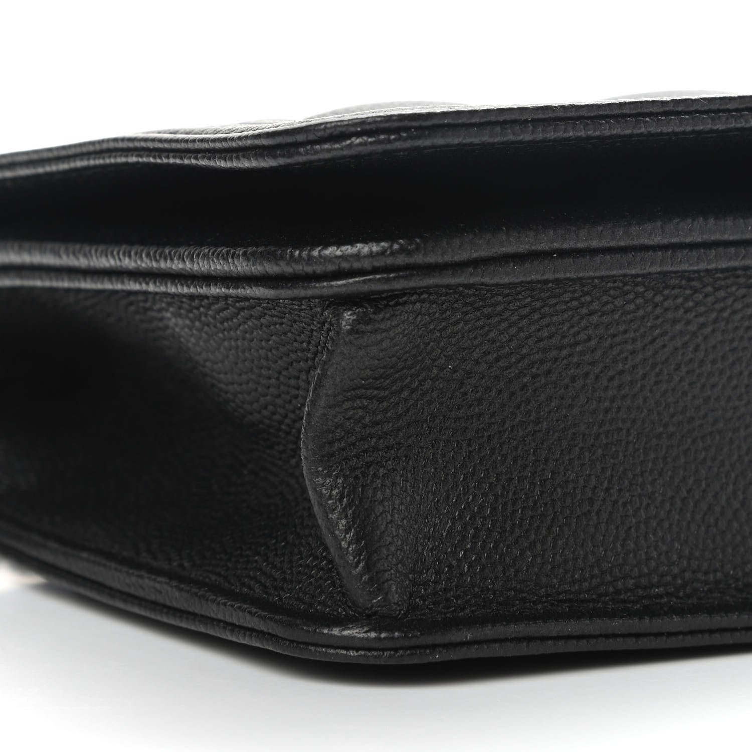 Chanel Caviar Quilted Boy Wallet On Chain WOC So Black 10 of 11