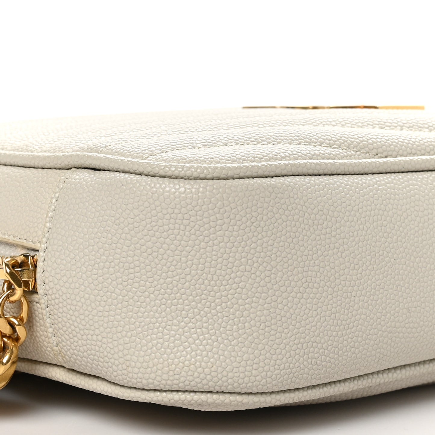 Grain De Poudre Matelasse Monogram Mini Lou Camera Bag Crema Soft