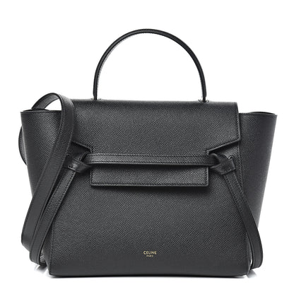 Celine Grained Calfskin Micro Belt Bag Black 1 of 11