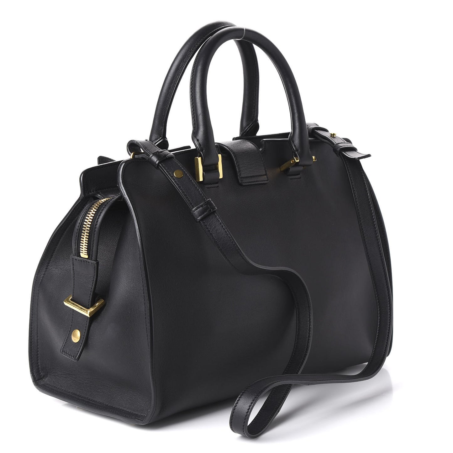 Calfskin Small Classic Y Cabas Black