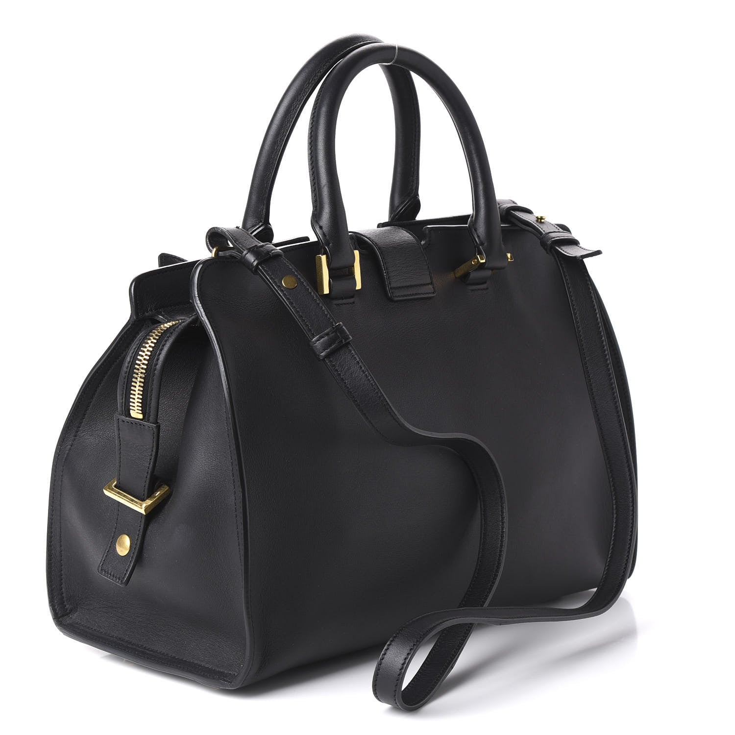 Saint Laurent Calfskin Small Classic Y Cabas Black 2 of 8
