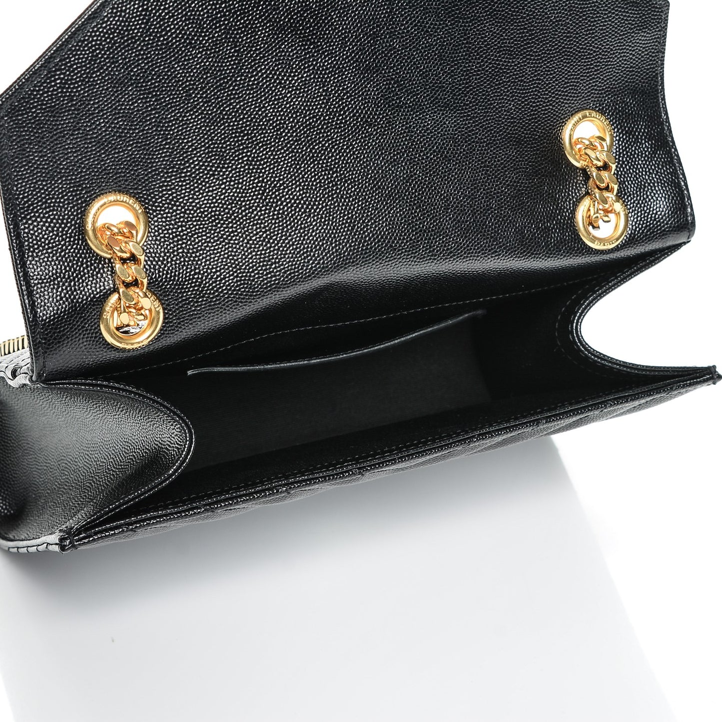 Grain De Poudre Matelasse Chevron Medium Monogram Satchel Black