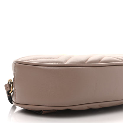 Gucci Calfskin Matelasse GG Marmont Belt Bag 85 34 Porcelain Rose 8 of 9