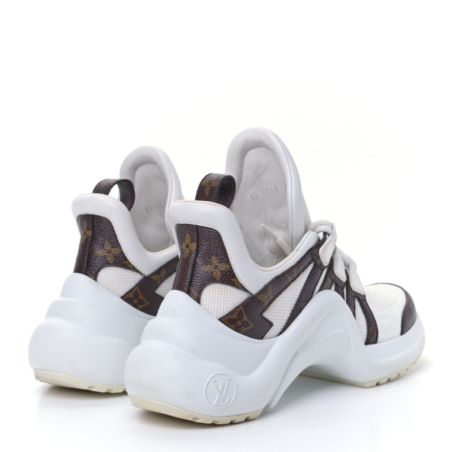 Louis Vuitton Patent Monogram LV Archlight Sneakers 36 White 3 of 11