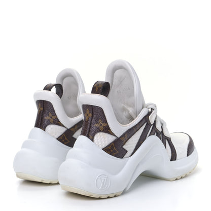 Louis Vuitton Patent Monogram LV Archlight Sneakers 36 White 3 of 11