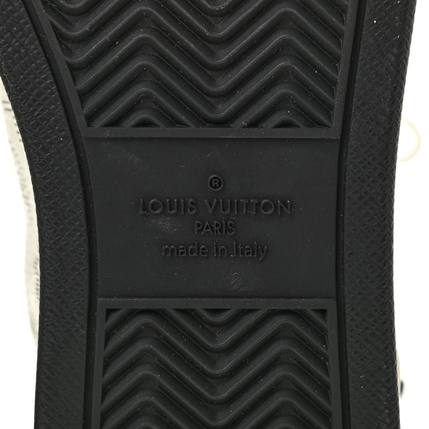 Louis Vuitton Calfskin Monogram Rivoli Mens High Top Sneakers 6 Black 8 of 8