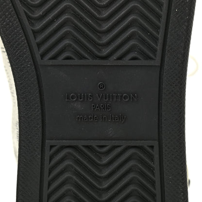 Louis Vuitton Calfskin Monogram Rivoli Mens High Top Sneakers 6 Black 8 of 8