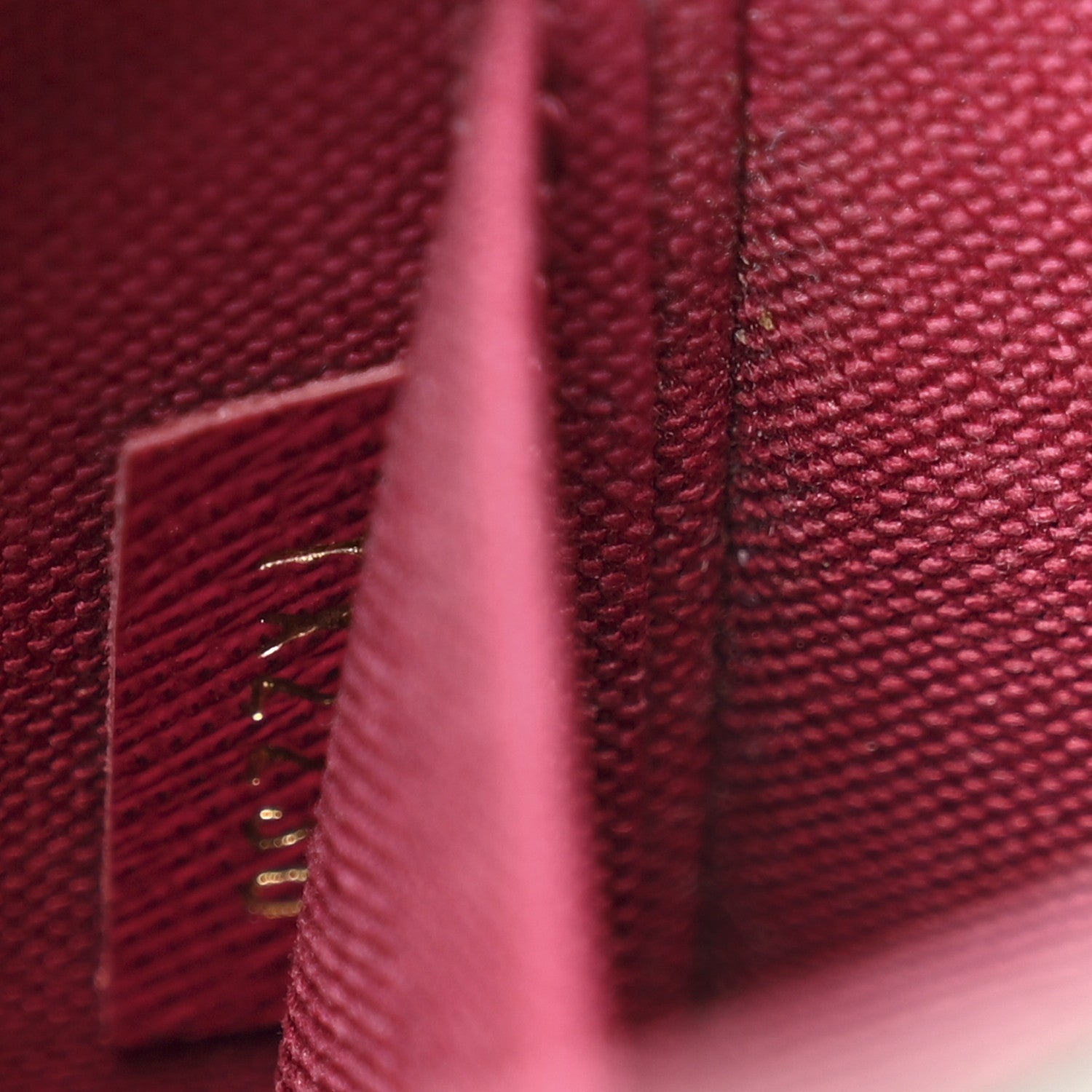 Louis Vuitton Monogram Pochette Felicie Chain Wallet Fuchsia 7 of 11