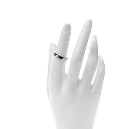 Cartier 18K White Gold 3.5mm LOVE Wedding Band Ring 53 6.25 2 of 4