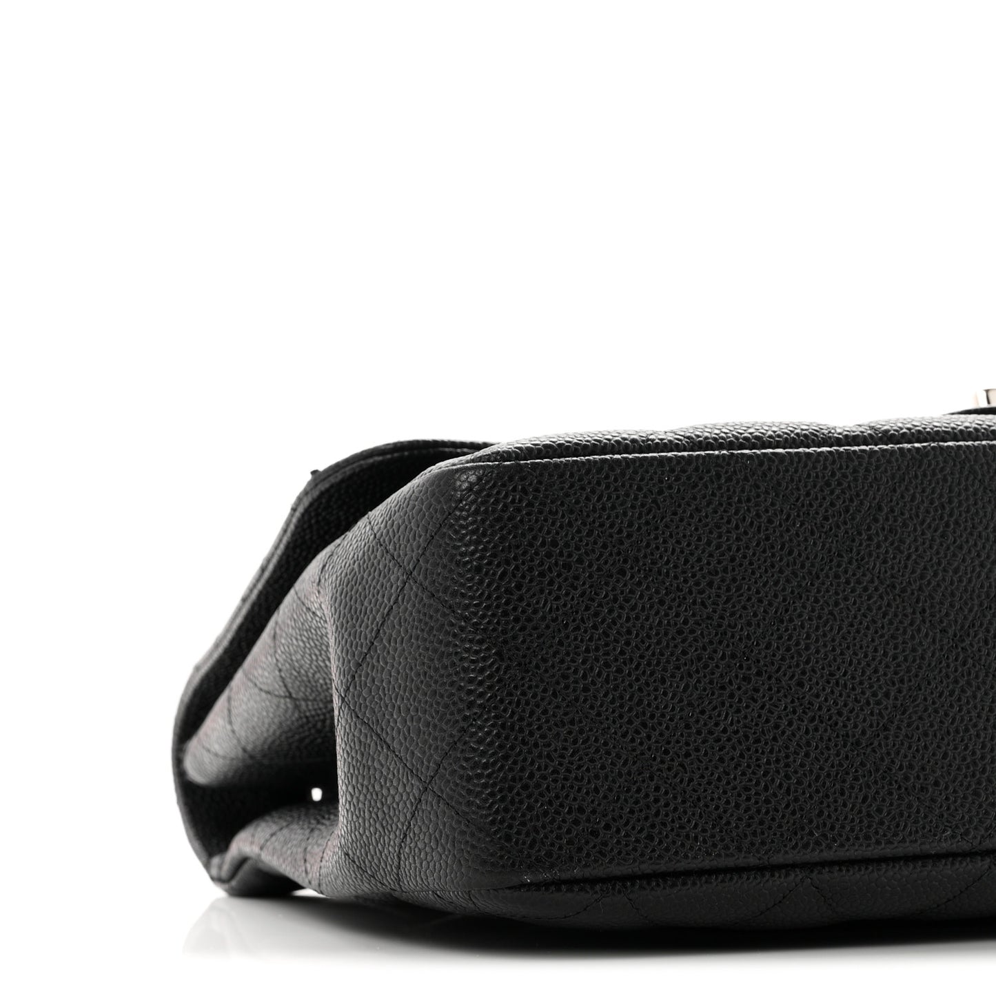Caviar Quilted Jumbo Single Flap Black
