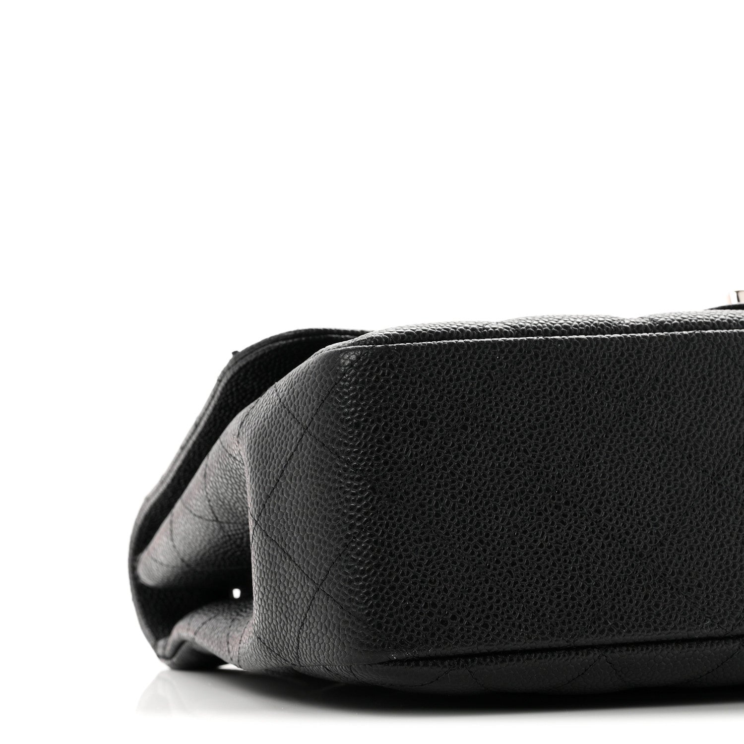 Chanel Caviar Quilted Jumbo Single Flap Black 9 of 10