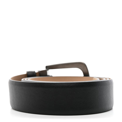 Chanel Calfskin Belt 95 38 Black 2 of 8