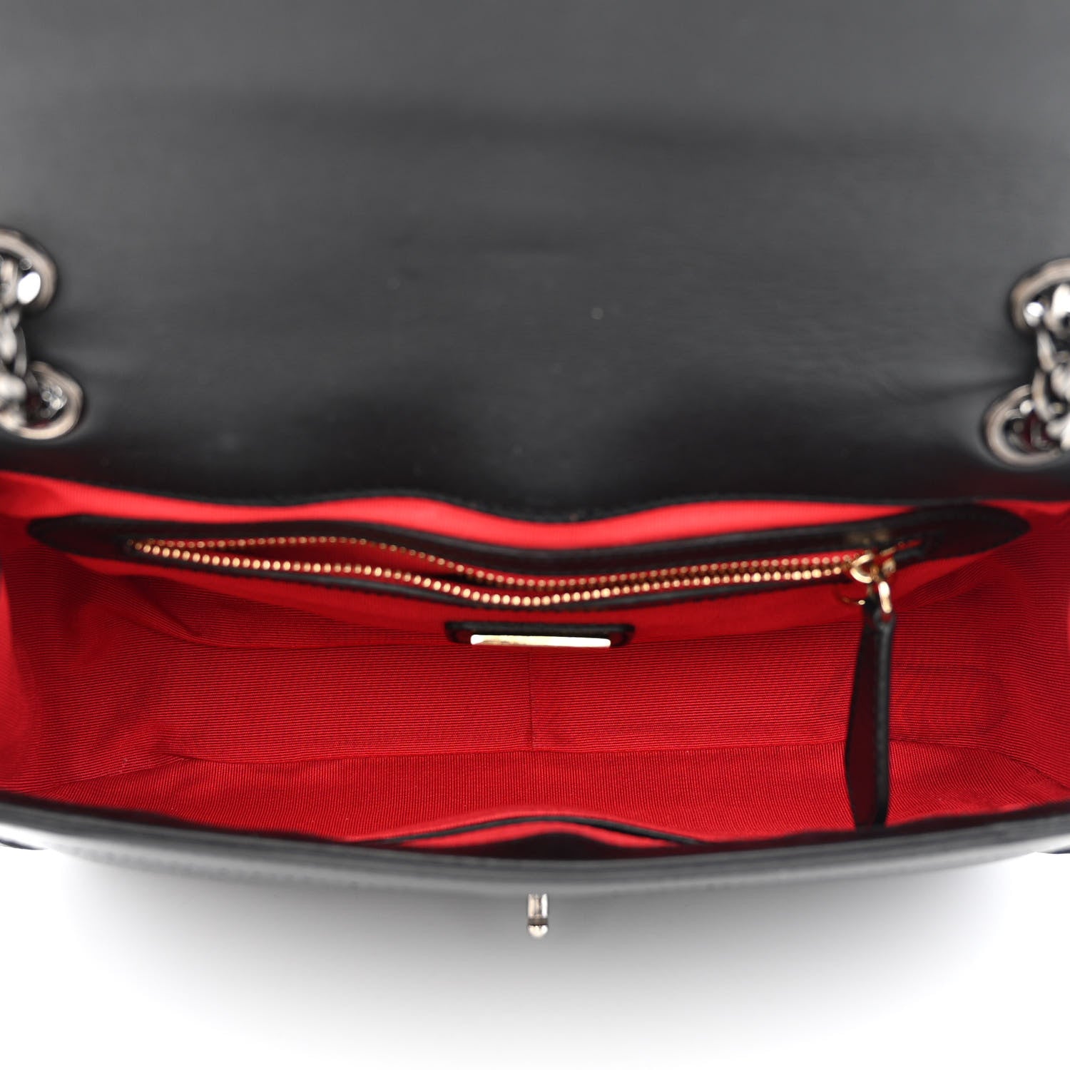 Christian Louboutin Calfskin Small Sweet Charity NV Shoulder Bag Black 5 of 10