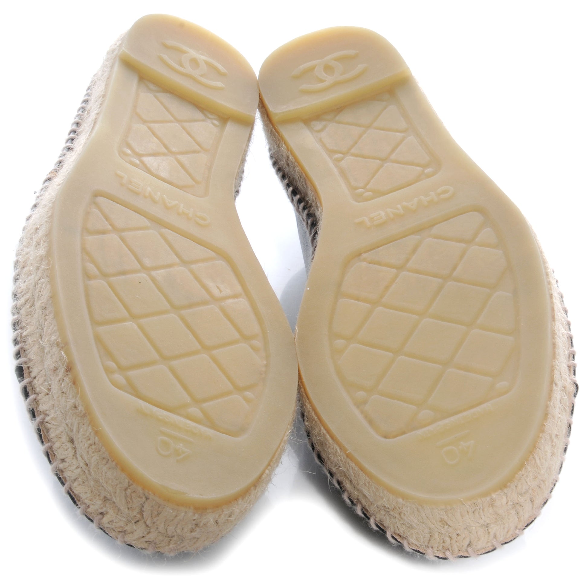 Chanel Lambskin Espadrilles Black 40 4 of 6
