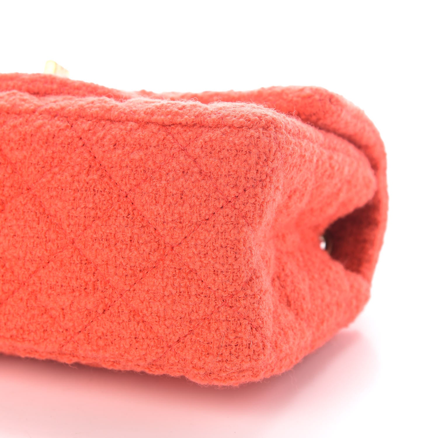 Chanel Tweed Quilted 2.55 Reissue Mini Flap Coral 9 of 9