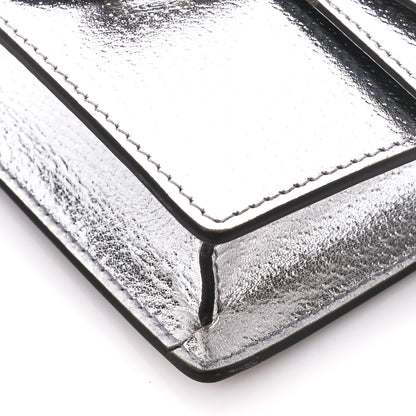Gucci Metallic Calfskin Super Mini Dionysus Shoulder Bag Silver 10 of 13