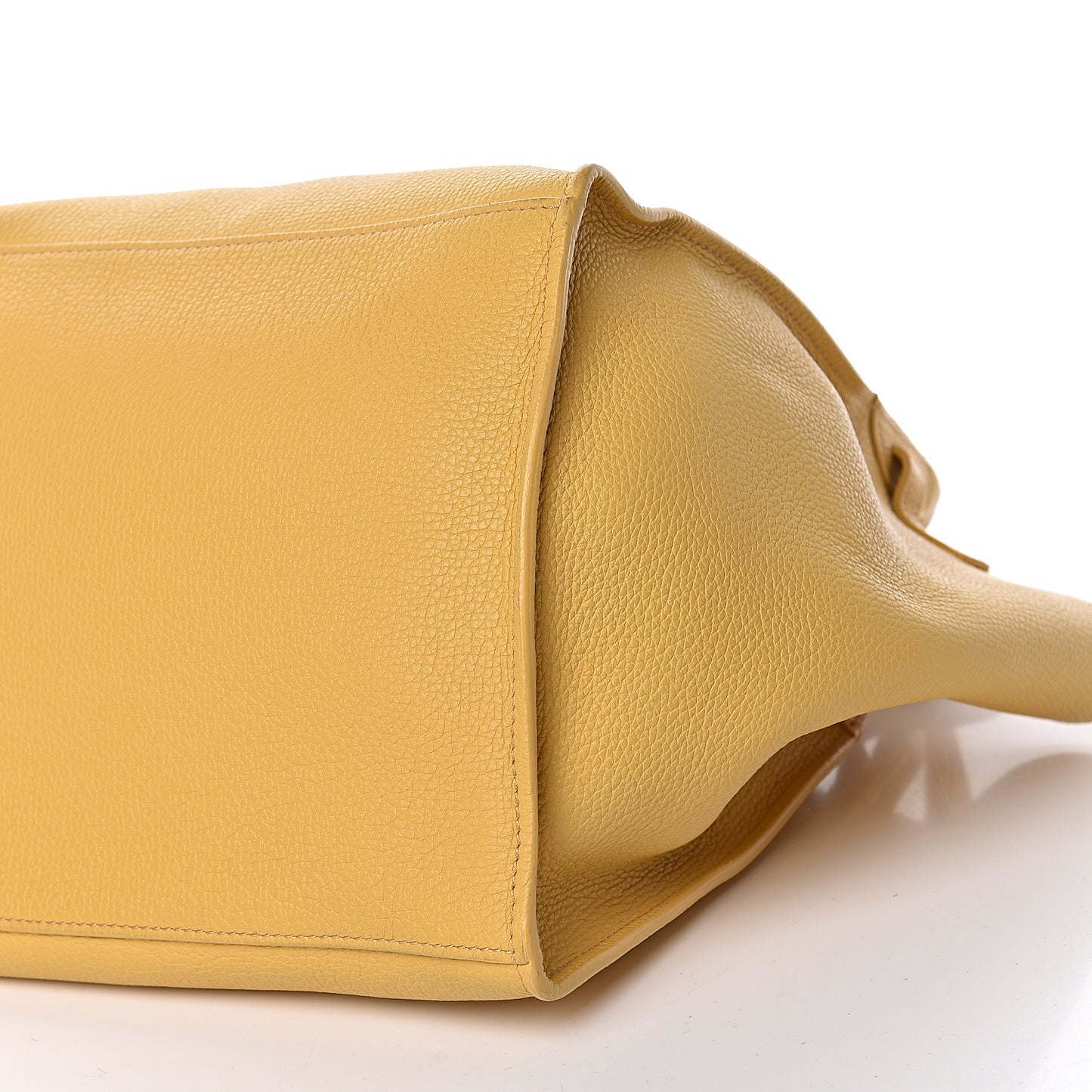 Supple Grained Calfskin Small Big Bag Sunflower